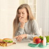 Alimentação saudável e não saudável