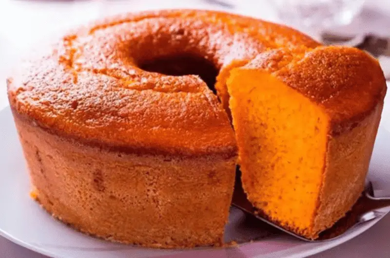 Bolo de cenoura sem farinha