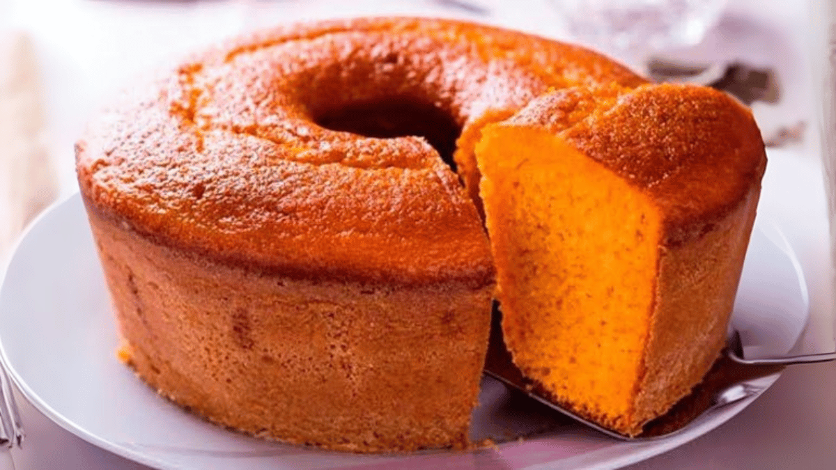 Bolo de cenoura sem farinha: receita