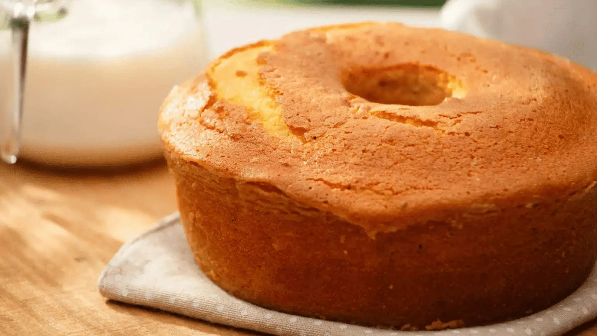 Bolo de trigo fofinho