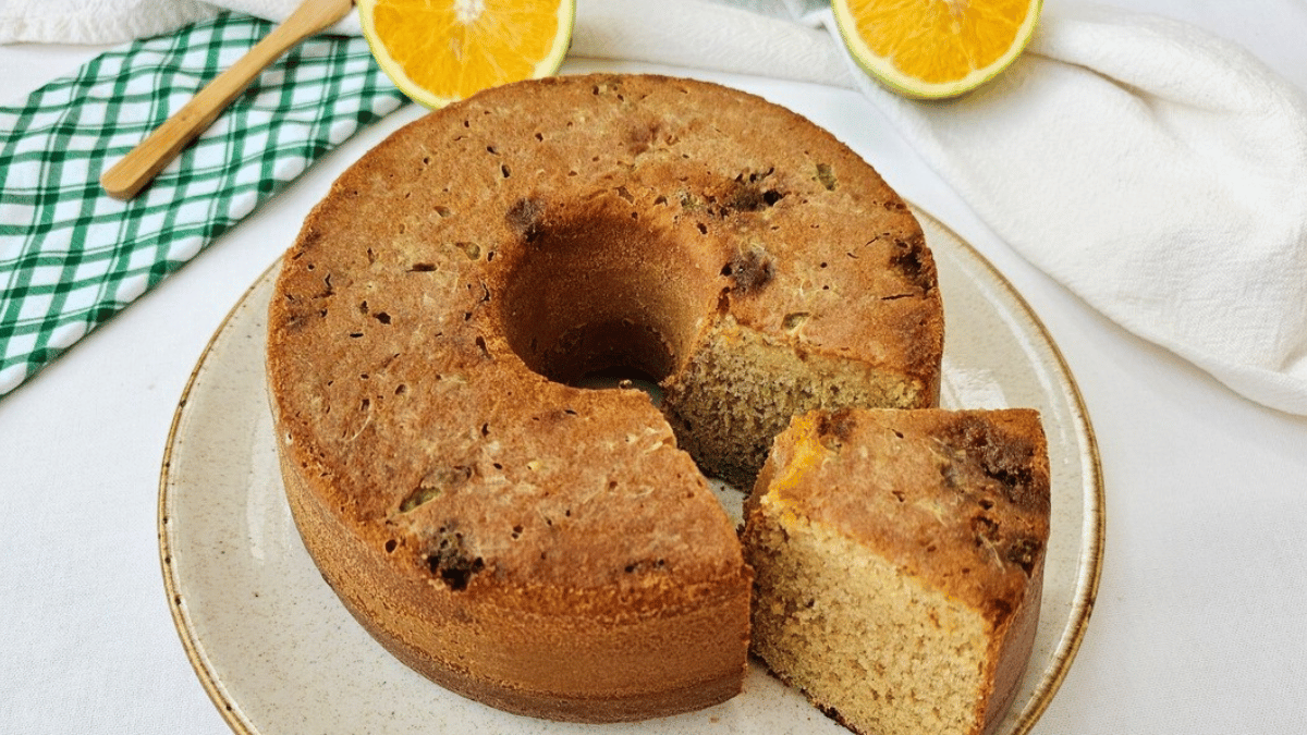 Bolo fit de laranja