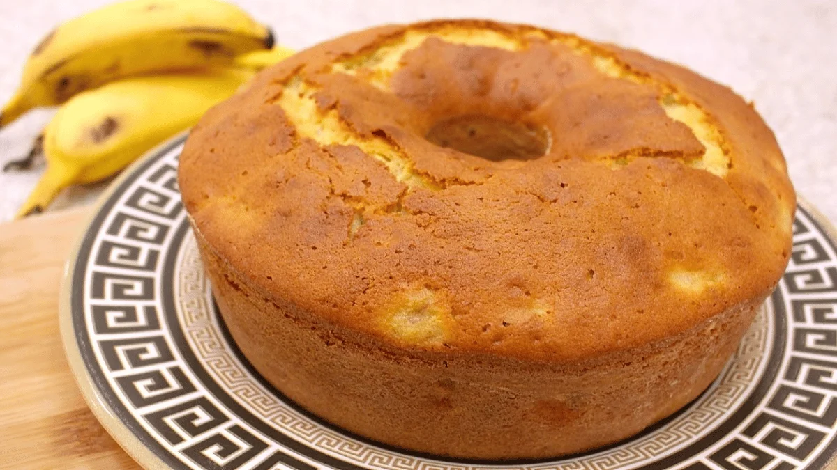 Como faz bolo de banana
