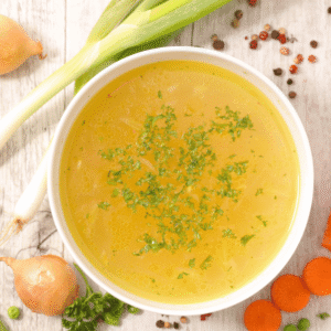 Caldo de legumes risoto